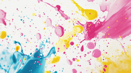 Expressive abstract illustration embodying celebration