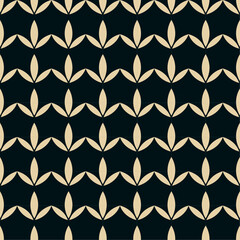 A Luxury seamless pattern gold soft handdrawing flowers abstract Background. the art for Textile Print, vector illustration. Gold minimalist Seamless flower