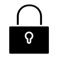 Vector Design Padlock Icon Style