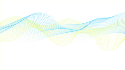 Abstract wavy stripes on a white background isolated. Creative line art.