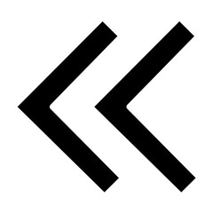 Obraz premium Vector Design Left Chevron Icon Style