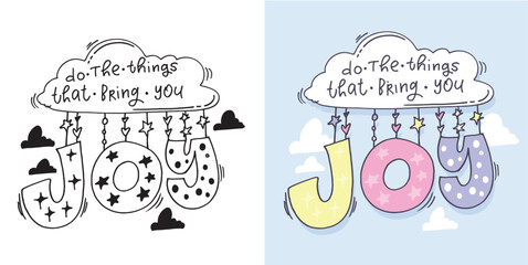 Trendy hand drawn doodle lettering quote. Lettering for t-shirt design, mug print, bag print, clothes fashion. 100% hand drawn vector image.