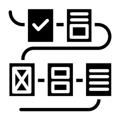 Vector Design Business Plan Icon Style