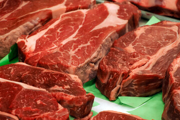 meat for sale at findley market cincinnati