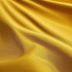 Golden silk, satin close up. Fabric texture