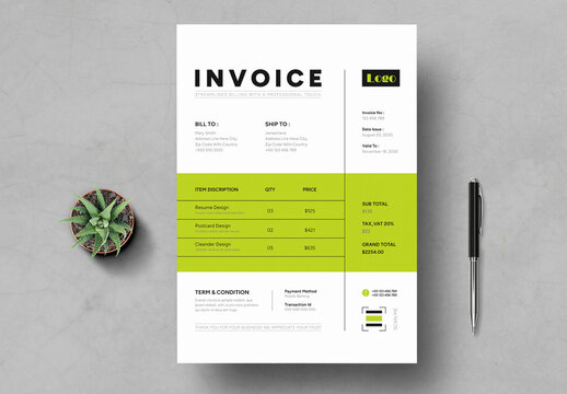 Minimalist Invoice Template
