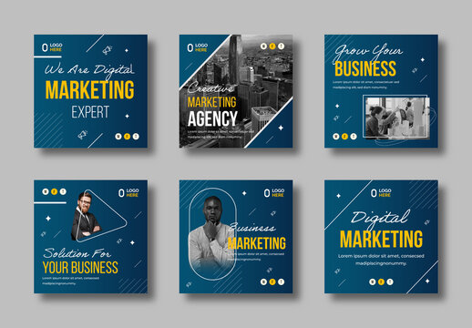 Creative Digital Marketing Agency  Grow Your Business with Expert Solutions Social Media Templates