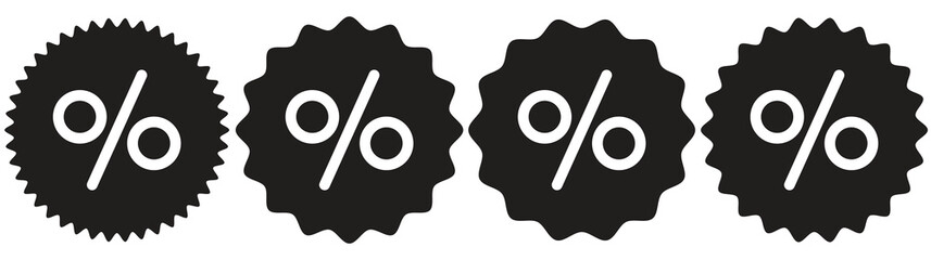 Discount icon, Percentage, finance percent offer tag, Shopping Sale label, , promotion commission icons button, vector, sign, symbol, logo, Discount, percentage icon symbol on white background
