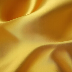 Golden silk, satin close up. Fabric texture