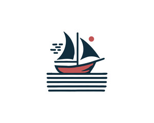 Ship Logo Design Template

