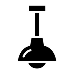 Vector Design Hang Lamp Icon Style