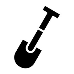 Vector Design Shovel Icon Style
