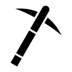 Vector Design Pickaxe Icon Style