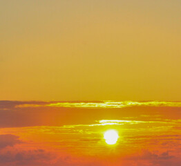 Sunrise sky view in summer 