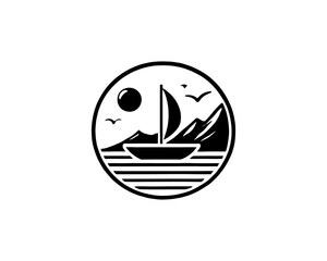 Ship Logo Design Template