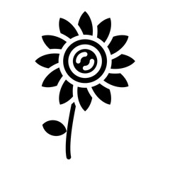 Vector Design Flower Icon Style