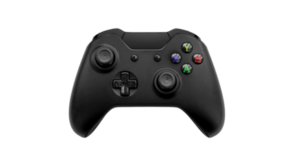 Wireless game controller front view