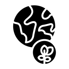 Vector Design Eco Globe Icon Style