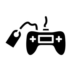 Vector Design Gamepad Sale Icon Style