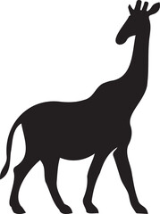 deer silhouette vector illustration