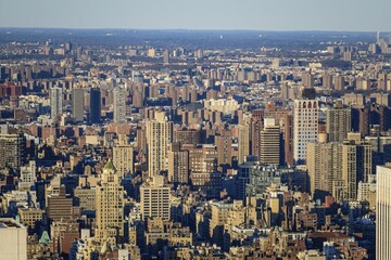 City view, view of residential high-rises, Manhattan, New York City, New York State, USA, North America