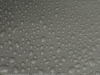 Water drops on black background