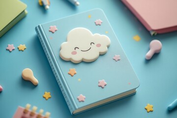 A cute and colorful collection of kawaii stationery items
