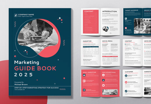 Marketing Guide Book Layout