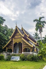 Fototapeta premium Wat Chiang Man, Buddhist temple, Chiang Mai, Chiang Mai Province, Northern Thailand, Thailand, Asia
