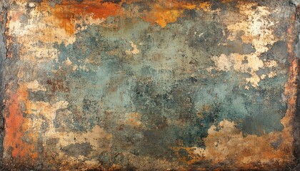 Obraz premium Abstract grunge background with textured, weathered, and aged paint.