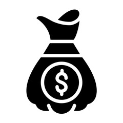 Vector Design Money Bag Icon Style
