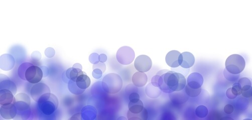 Abstract Light bokeh effect isolated on white background