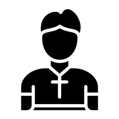 Vector Design Pastor Icon Style