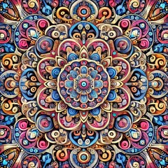 Fototapeta premium Let your with psychedelic patterns