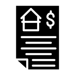 Vector Design Mortgage Loan Icon Style