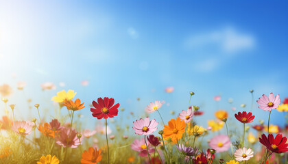 Fototapeta premium field of flowers