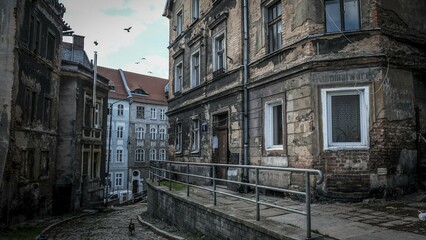 Fototapeta premium Forgotten district of Walbrzych, Poland, Europe