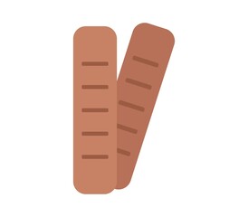 Sausage icon illustrated in vector on white background