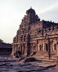 Fototapeta premium Airavatesvara temple in Darasuram, Tamil Nadu, India, Asia
