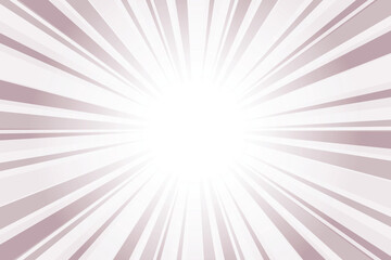 Gray background with white sun ray. Pattern of starburst. Abstract dusty gray texture sunburst. Radial beam of sunlight. Retro background with flash.  sunburst flare background design.