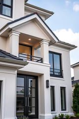 Luxury Modern Home Exterior: Elegant Architectural Design and Contemporary Style