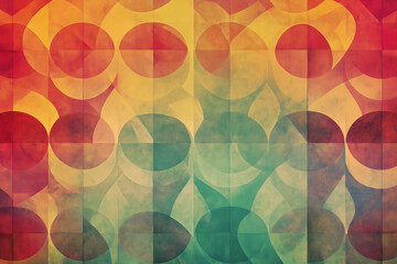 Vintage gradient abstract design