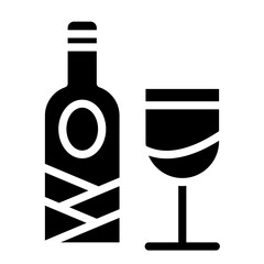 Vector Design Wine Icon Style