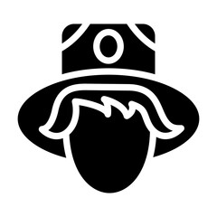 Vector Design Pilgrim Icon Style
