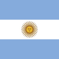 Official national flag of Argentina