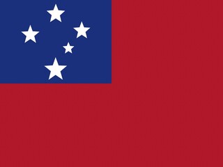 Official national flag of Samoa