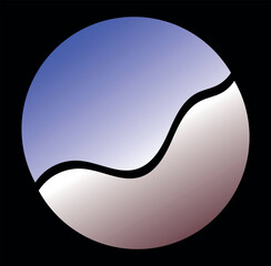 yin yang symbol with water