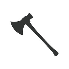 Axe silhouette vector illustration art design. Wooden black axe, crossed axe set. Rustic flat cartoon vector illustration on white .