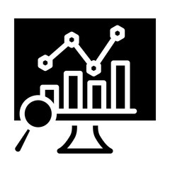 Vector Design Data Analysis Icon Style