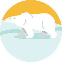 The polar bear is a powerful predator native to Alaska’s Arctic region, known for its thick white fur and ability to survive in extreme cold.